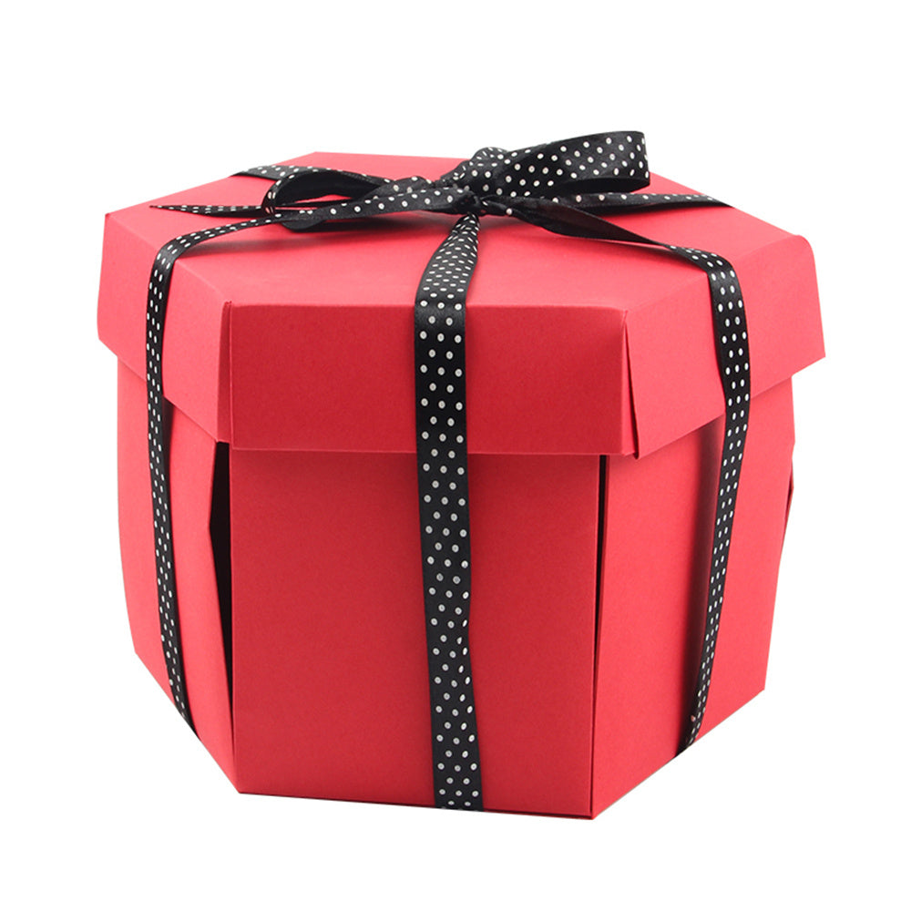 New Hexagonal Surprise Explosion Box Gift Packaging