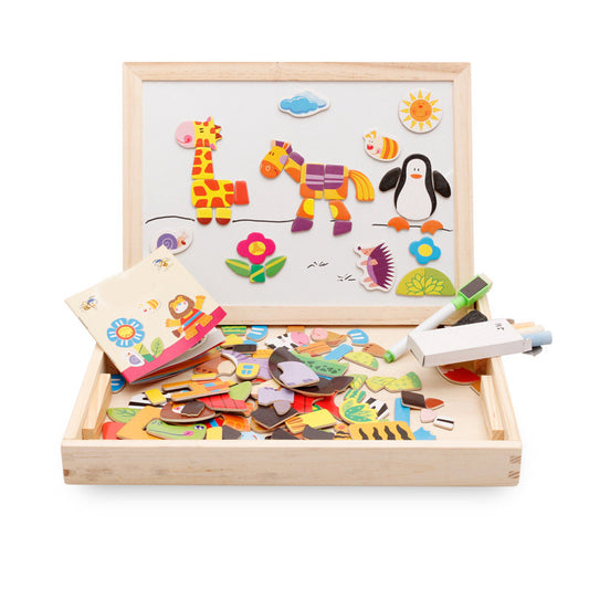 Children's Magnetic Jigsaw Puzzle Toy Cute Cartoon