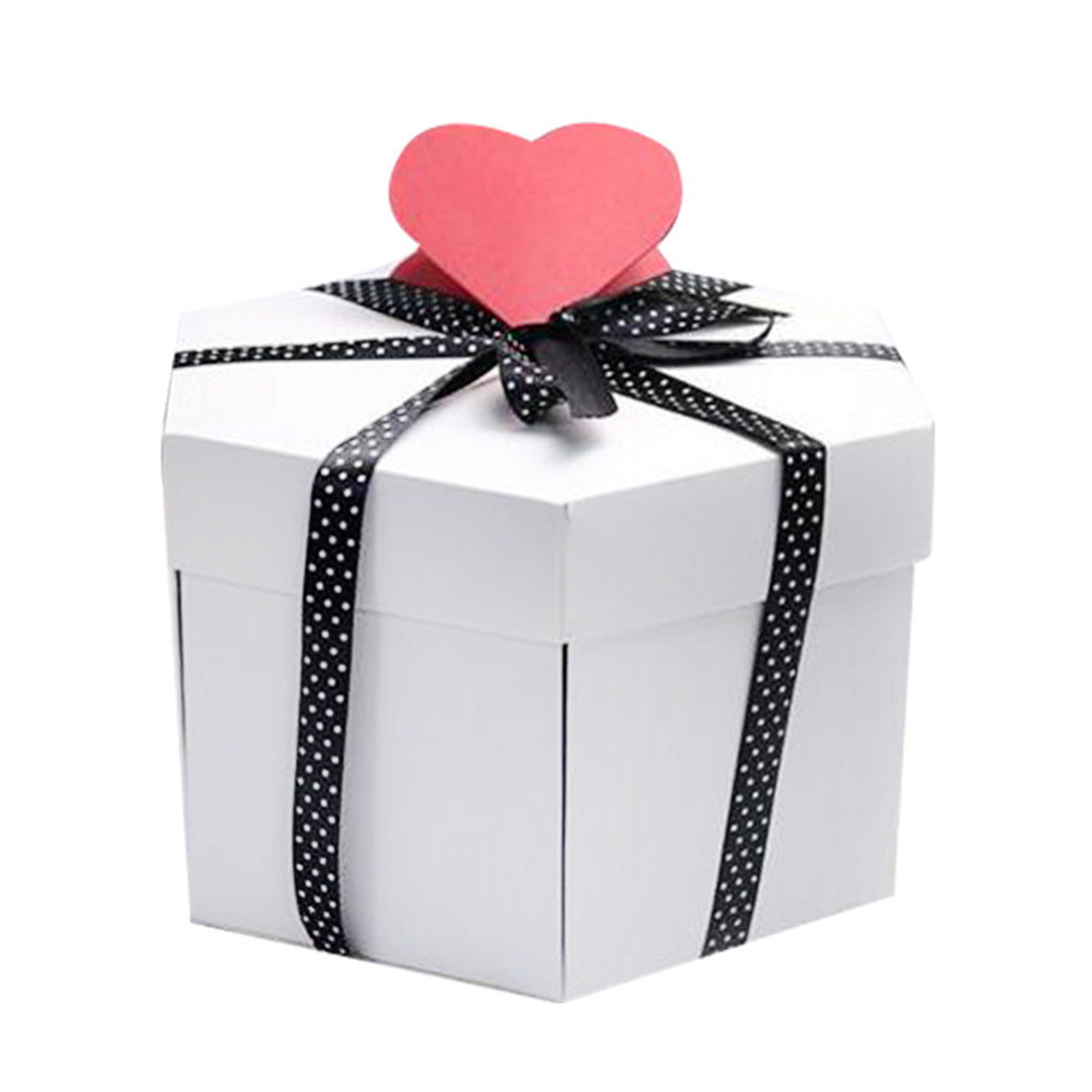 New Hexagonal Surprise Explosion Box Gift Packaging