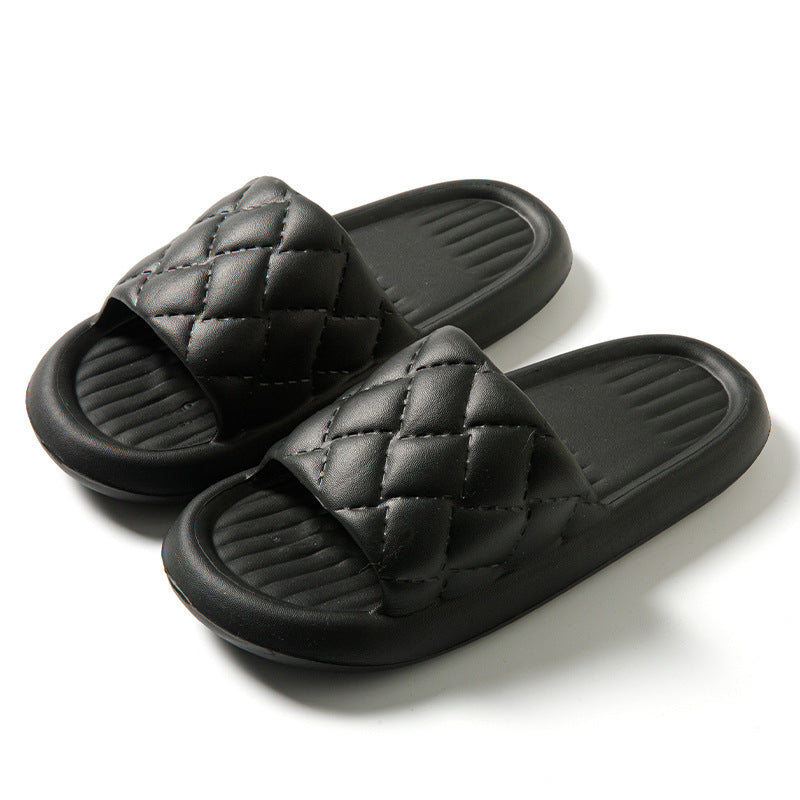 New Rhombus Home Slippers Non-slip