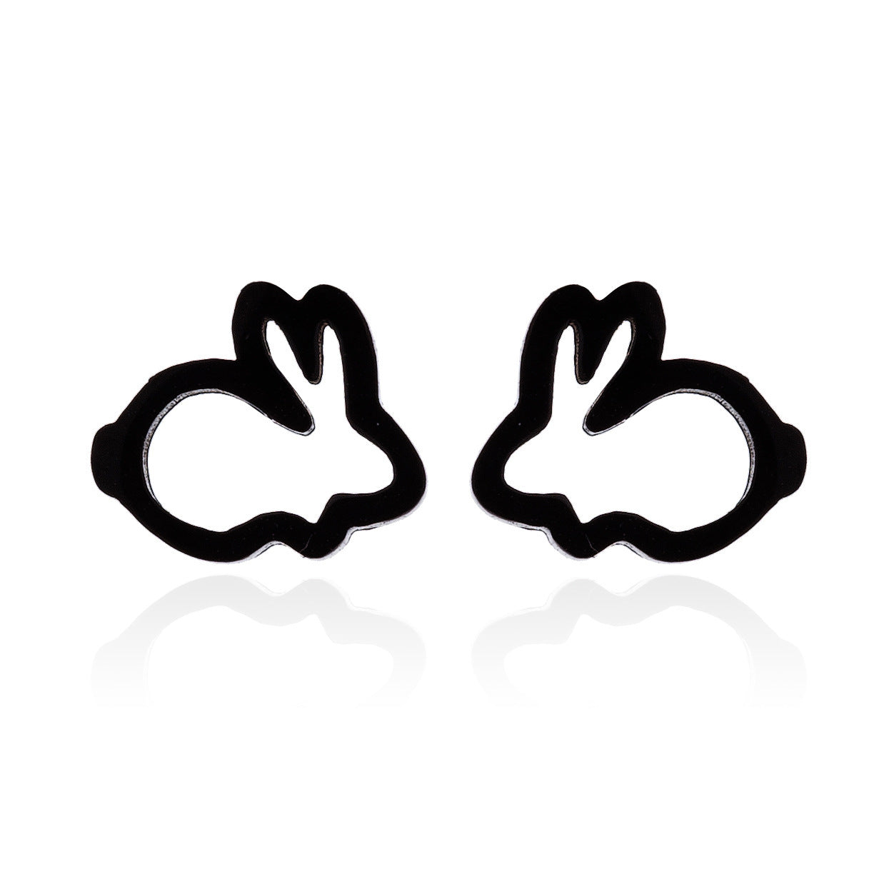 Cute hollow bunny earrings