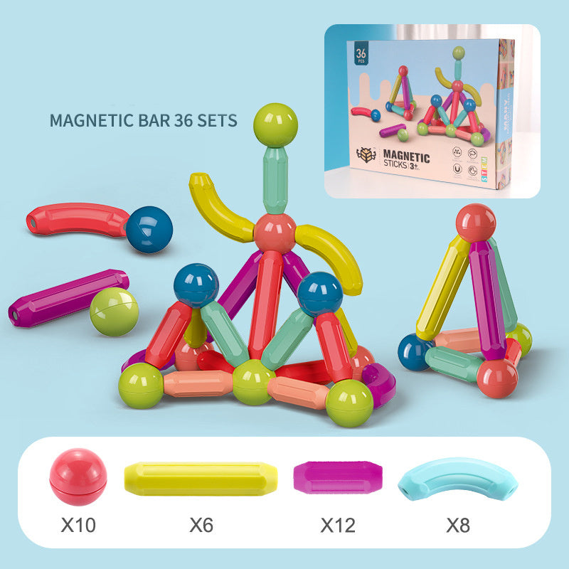 Baby Toys Magnetic Stick Building Blocks Game Magnets Children Set