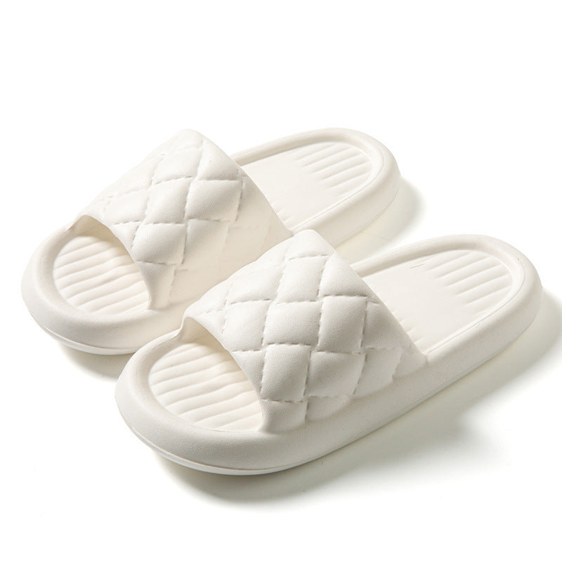 New Rhombus Home Slippers Non-slip