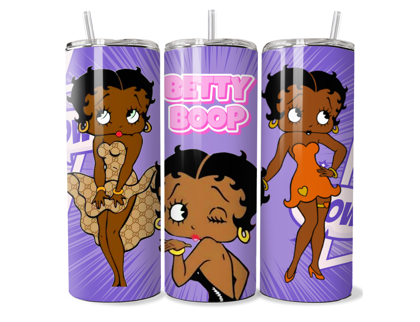 20oz Stainless Steel Tumbler - Betty Boop