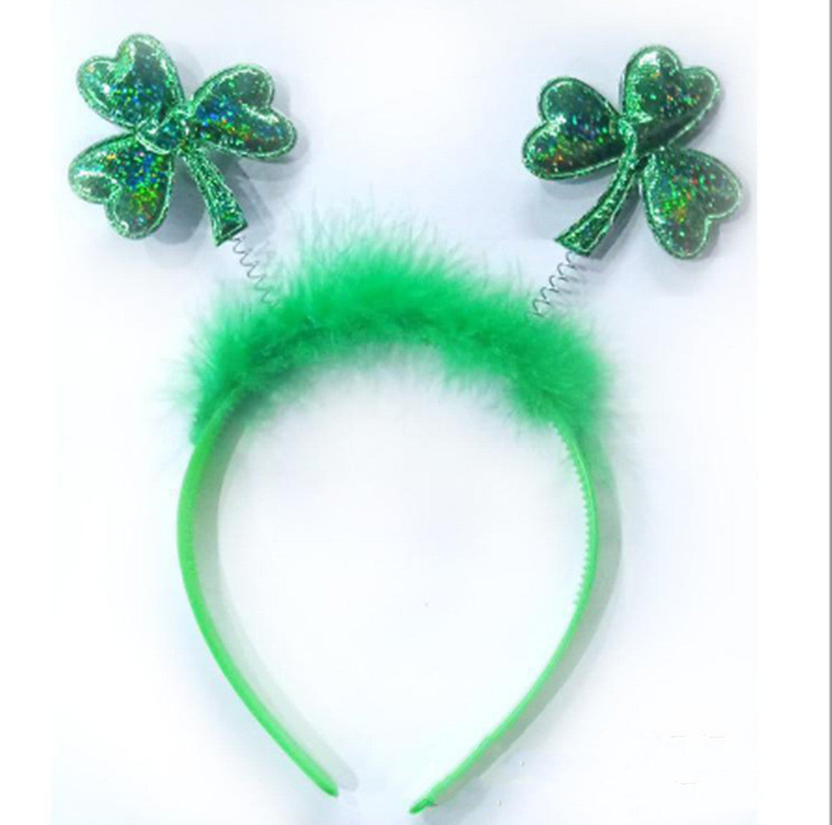 Irish Green Shamrock Dress Up Headband