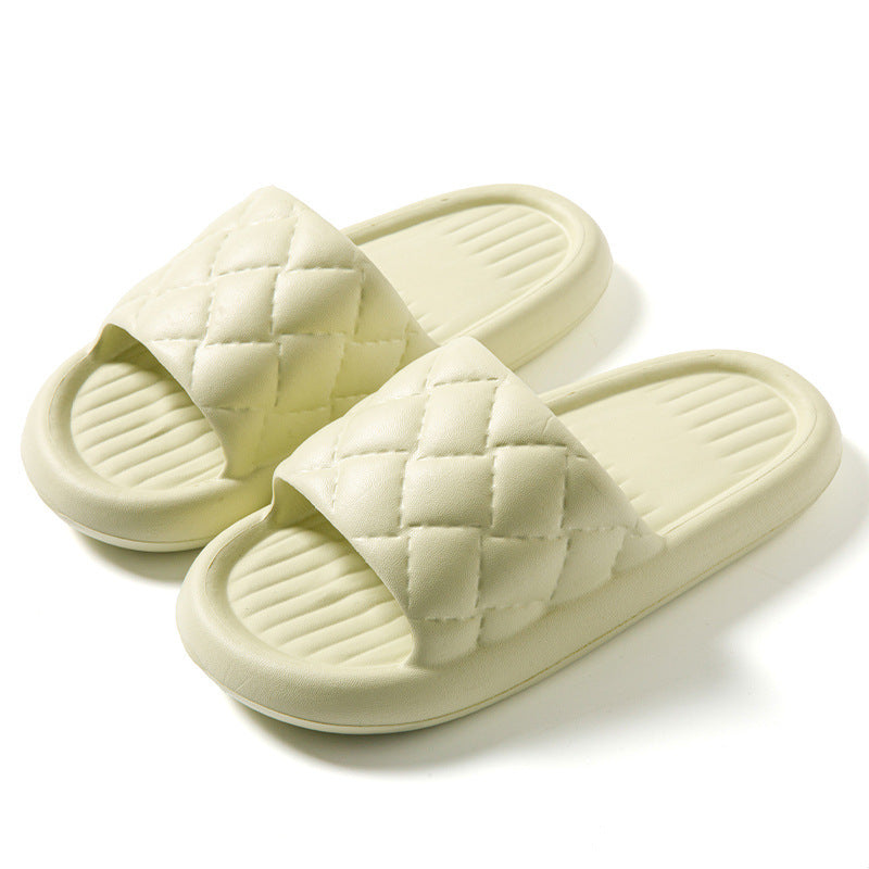 New Rhombus Home Slippers Non-slip