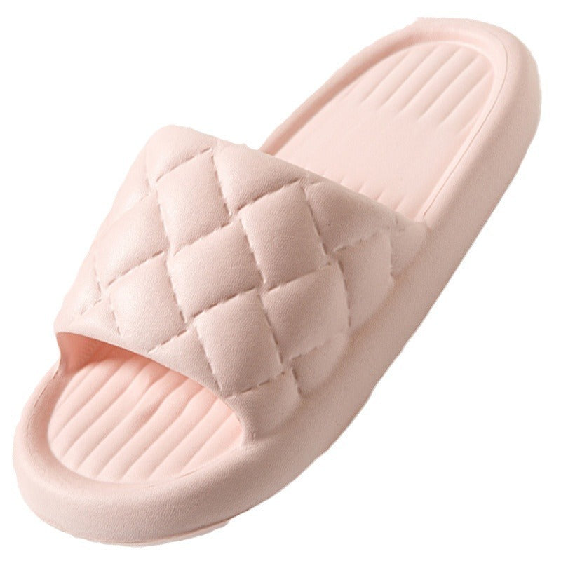 New Rhombus Home Slippers Non-slip